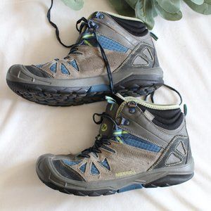 MERRELL Boys Capra Mid Waterproof Hiking Boots